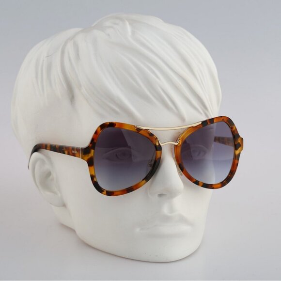NWOT Prada Spotted Havana Tortoise Butterfly Blue Gradient Sunglasses main image 12